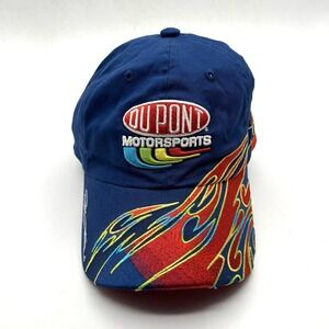 JEFF GORDON 24 Chase Authentics  Hat with Flames Strapback Du Pont motorsports